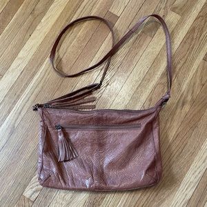 Day & Mood Leather Crossbody Purse